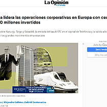 Espaa lidera las operaciones corporativas en Europa con cerca de 85.000 millones invertidos